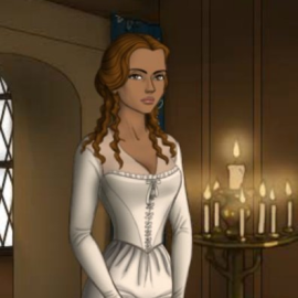 Tudors Scene ~ Merlin ~ Gwen ~ made on azaleasdolls.com